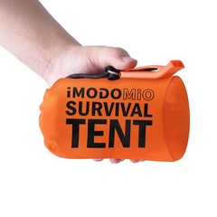 2 Person Mylar Emergency Shelter Tube Tent with Paracord & Whistle