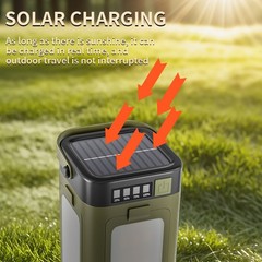 Foldable Solar Camping Lamp 4-Leaf Design with Charging Capability
