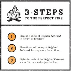 Natural Pine Fatwood Fire Starters Easy Light Campfire Indoor Outdoor Use