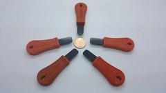 5 Rod Striker/Scraper Blade Firesteel Ferro Flint Ferrocerium EDC / BOB ORANGE