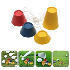 6 Set Golf Training Equipment Tees Rubber Driving Range Holder Accessories