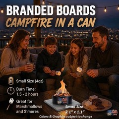 Campfire in a Can – Made in USA – Portable Mini Fire Pit for Marshmallows & S…