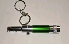 Tactical Survival High Frequency Whistle With LEDFlashlight And Compass Keychain