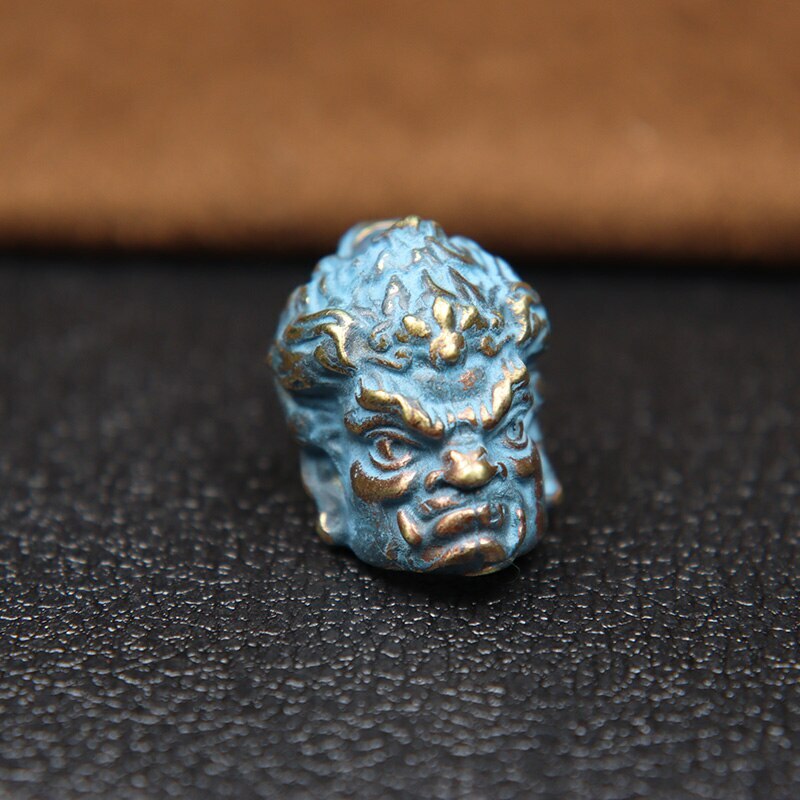 Buddha Acalanatha Brass EDC Paracord Bead Knife Lanyard Pendants DIY Accessories