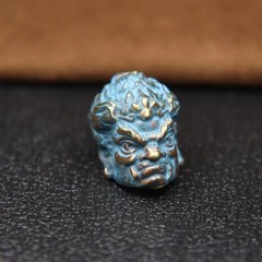 Buddha Acalanatha Brass EDC Paracord Bead Knife Lanyard Pendants DIY Accessories