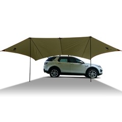 GEERTOP Large Car Side Camping Awning 19 x 11 ft 19ft x 11.5ft, Lunar Green