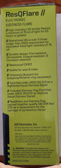 ACR RESQFLARE BUOYANT ELECTRONIC FLARE W/DAYTIME SIGNAL FLAG »BRAND NEW»