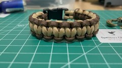 Sparrow’s Handmade Tactical Cobra Weave Style Paracord Bracelet