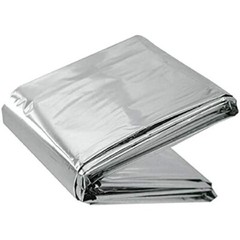 JJ Care Emergency Blanket MYLAR BLANKET – Box of 6, 63 x 82″ Emergency Blanket