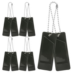 Durable Black Survival Whistle with Lanyard for Outdoor Camping Hiking Boating