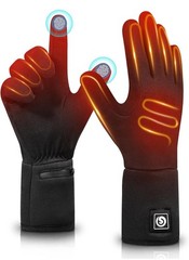 Haeglauv Heated Glove Liners for Men Women Electric Battery Gloves XS-S