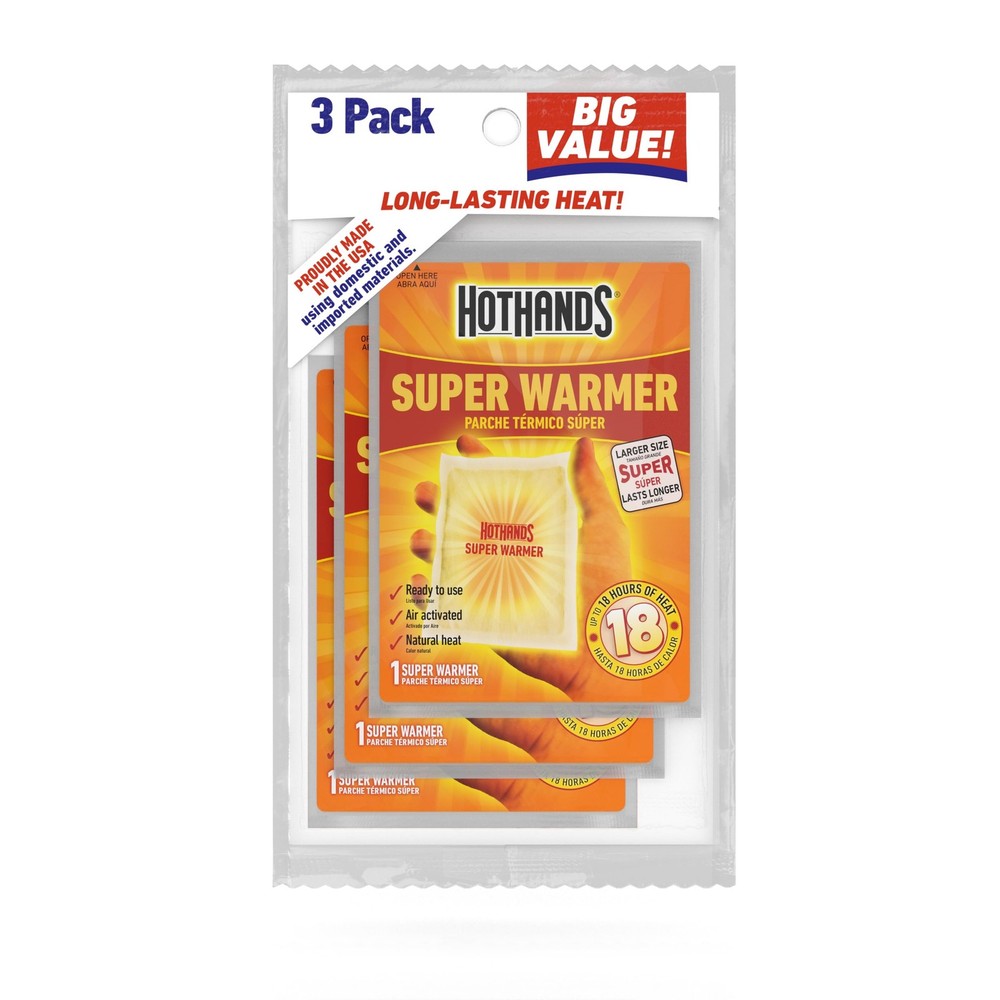 HotHands 54-Count Hand Warmers, Long Lasting, Safe, Natural, 54 Count