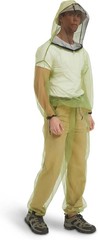 HENNCHEE Mosquito Suits for Adult, Mesh Net Bug Hooded Jacket Pant, Outdoor Full