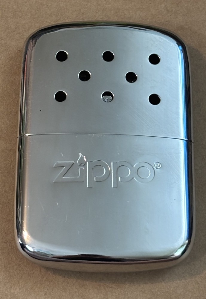 Zippo Chrome Hand Warmer – Clean Condition – Classic Reusable Catalytic Heater