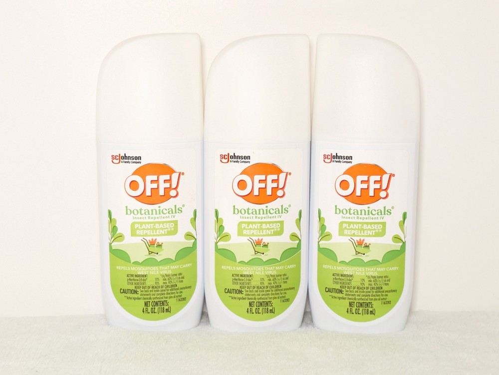 Off! Botanicals Insect Plant Based Repellent Deet Free 4 oz. Pump Spray 3 PK
