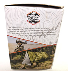 Practical Survival 10 Piece Emergency Kit – Tent, Sleeping Bag, Cold/Warm Poncho