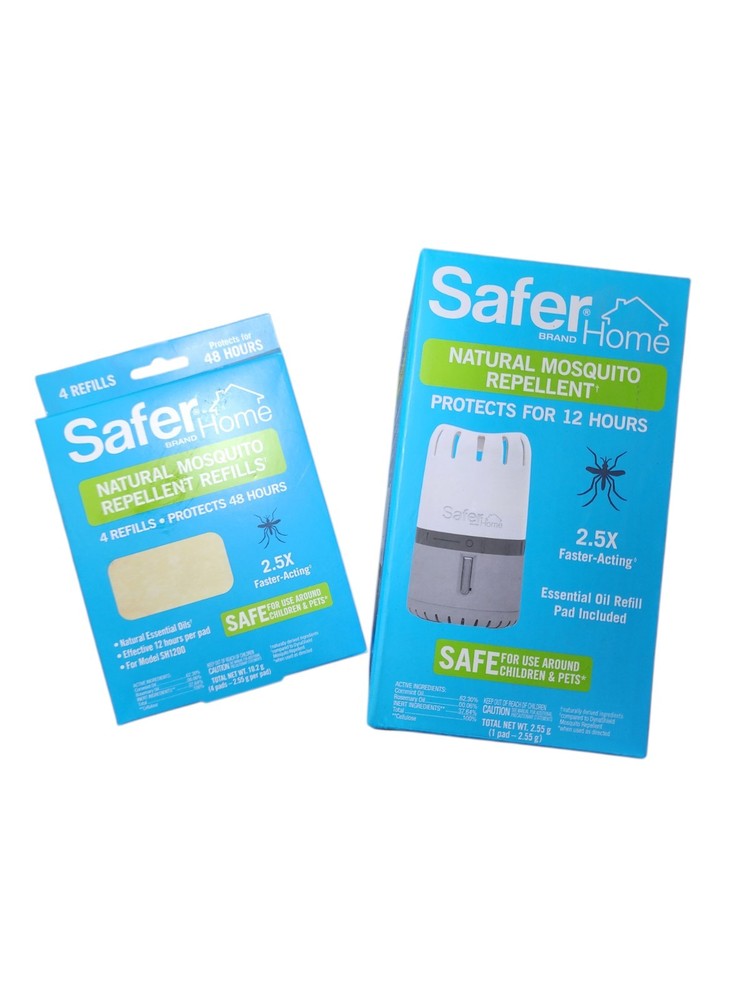 Safer Home SH1200 Outdoor Mosquito Repellent & 4pk refills SET