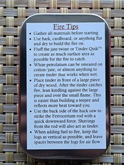EDC Fire Starting Kit – Ferro rod & striker, Tinder Quik Hunting Camping Fishing