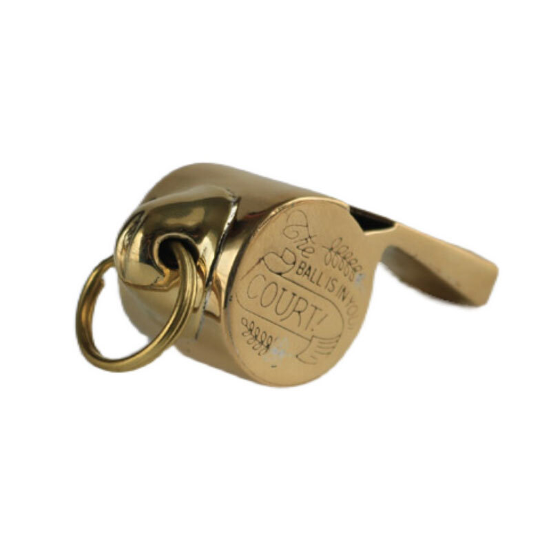 Ne’wRetro Brass Keychain Whistle Outdoor Survival EDC Whistle HighDecibelWhistle