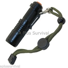 3 Watt 140 Lumens Aluminum Frame Cree XPE Bulb Flashlight with Case Survival Kit