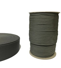 4mm Paracord 550 Bushcraft Survival Mil-Spec Type III 7 Strands – Wolf Grey
