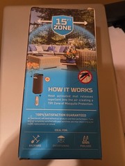 Thermacell Patio Shield Refillable Mosquito Repellent No Spray 15×15 Zone New