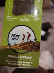 PIC PORTABLE MOSQUITO REPELLENT 60 HOUR 15FT ZONE NEW