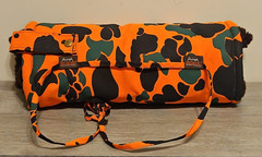 VTG Icebreaker Blaze Orange Camo Camoflauge Hunting Fleece Lined Handwarmer