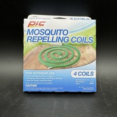 PIC Mosquito Repelling Coils Outdoor Use 4pk Lot of 12 New (48 Total Coils)