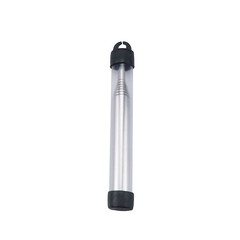 Stainless Steel Barbecue Blow Fire Tube Mouth Blowpipe for Outdoor Beach Garden