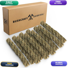 Bushcraft Survival Buschcraft Survival Jumbo Jute Rope – Waterproof Tinder Rope