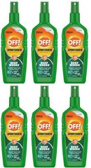 OFF Sportsmen Deep Woods Insect Repellent II Spritz 6 Pack -6 oz Deet Zika W