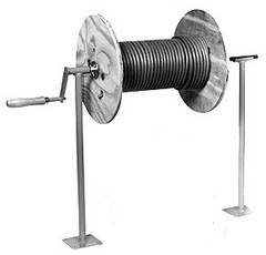 Olympic 418 Spool Winder with Stands, 18in High