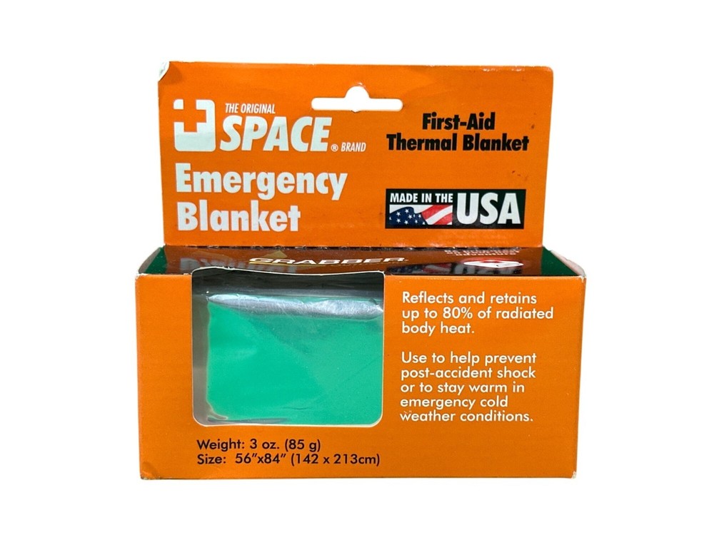 The Original Space Brand Emergency Blanket 56″x84″ First-Aid Thermal