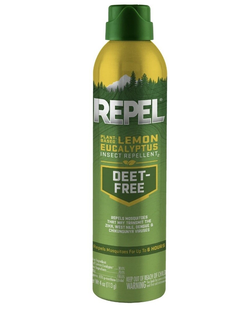 Repel-Plant-Based-Lemon Eucalyptus Mosquito/Insect Repellent-Oil-Aerosol-4oz