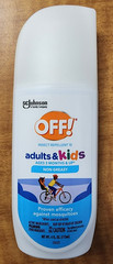 Off Insect Repellent Spray Adults & Kids Fragrance-Free 2 x 5 oz cans & 1 x3.8oz