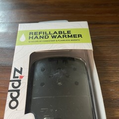 Zippo 12-Hour Black Matte Refillable Hand Warmer Model 40334 New In Box