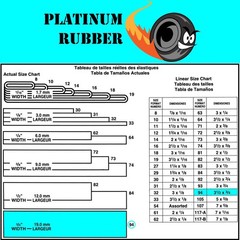 Black #94 Large Premium Outdoor Rubberbands .75 inch Extra Wide