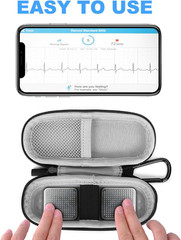 Case for kardiamobile EKG Heart Monitor, Hard Travel Case for KardiaMobile 6L, C