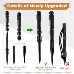 14/16 Pcs Update Marlinspike Paracord Needle Set Cord FID Knotter Tools