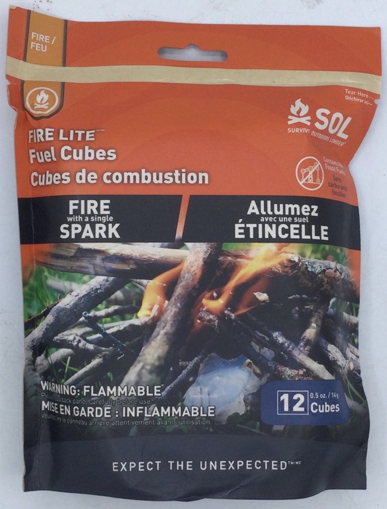 Sol Fire Lite Fuel Cubes – 12 Pieces