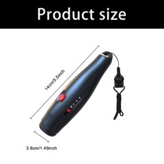 Rechargeable Digital Whistle Electronic Whistle with 3 Sound Modes Neck Strap