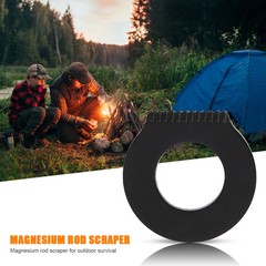 Outdoor Survival Camping Scraper Stainless Steel Flint Equipments Multifunctiona