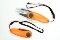 2x Folding Scissors Stainless Steel Survival Emergency First Aid Camping Lanyard