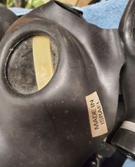 14 Tactical survival gear LBE’s, Gas masks, filters, and canteen