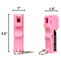 2 Pack Burn Pepper Spray 1/2oz Self Defense Security Protection Pink