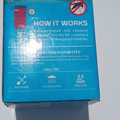 Thermacell Patio Shield Mosquito Repeller Scent Free No Open Flame Magenta