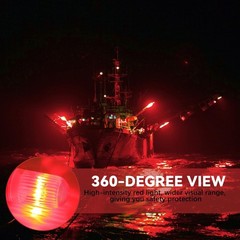 High-Visibility 2PCS Boat Flares for Safe Marine Adventures – Easy Deployment