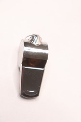 (2-Pk) Durable & Lightweight Whistle Metal Silver