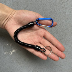 1PC Tactical Retractable Spring Elastic Rope Security Gear Tool Hiking Camping A